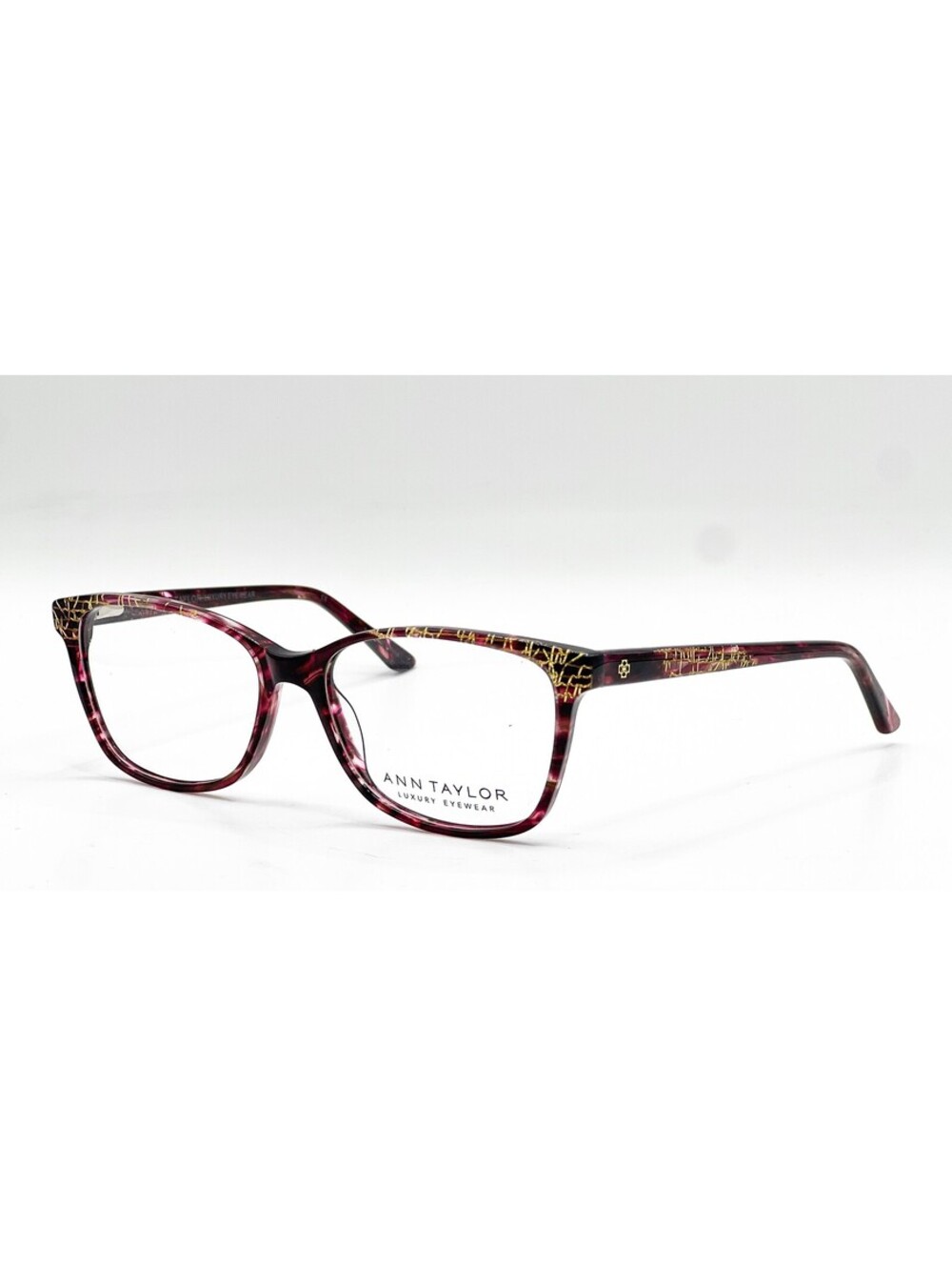 Ann Taylor At003 C03 Burgundy Authentic Eyeglasses 53-16-135